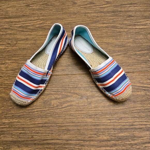 TOMMY HILFIGER Striped Print Canvas Upper Espadrilles - Multi-Colors - 6.5M - Picture 1 of 14